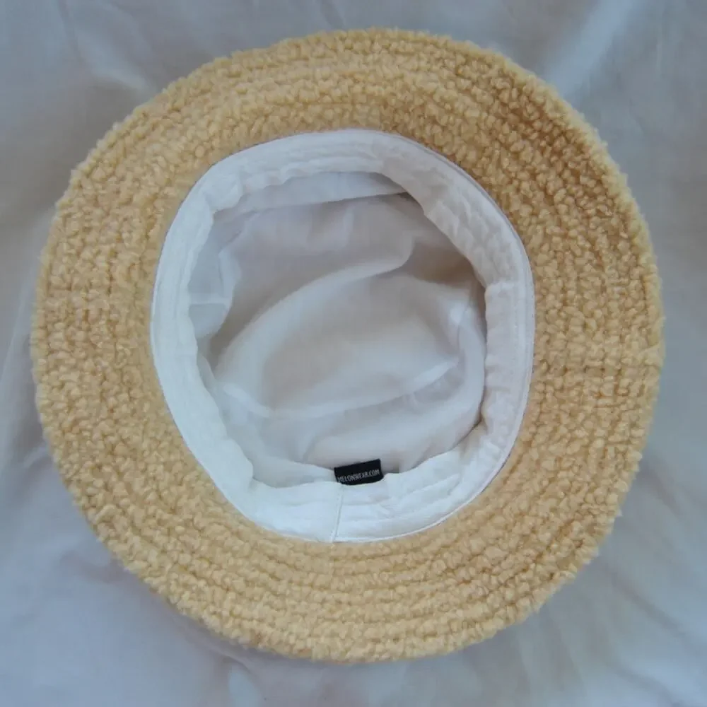 Tampa Bay Devil Rays Tan Sherpa/Fuzzy Bucket Hat